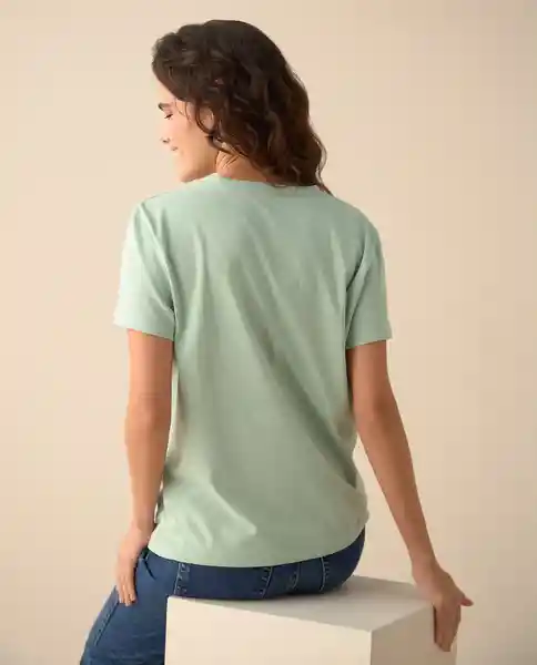 Camiseta Verde Olivo Medio Talla M 101G101 Esprit