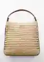 Bolso P Valeta Cuero Talla 99 Mujer Mango