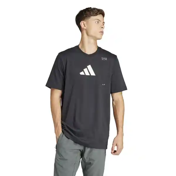 Adidas Camiseta Tr Cat G T Para Hombre Negro Talla L