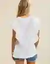 Camiseta Aerie Blanco Talla Medium 3805100 American Eagle