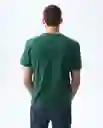 Camiseta Hombre Verde Talla M 841G023_VER190511 Americanino