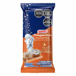 Bimbo Ponqué Navideño Relleno Arequipe