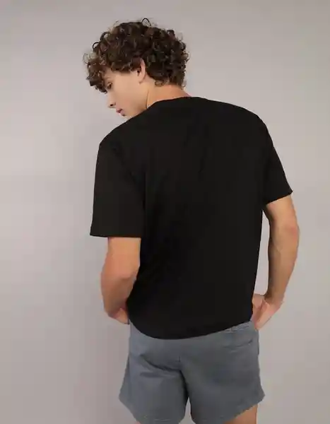 Camiseta Hombre Negro Talla SMALL 4290001 American Eagle