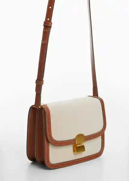 Bolso M Monaco Cuero Talla 99 Mujer Mango