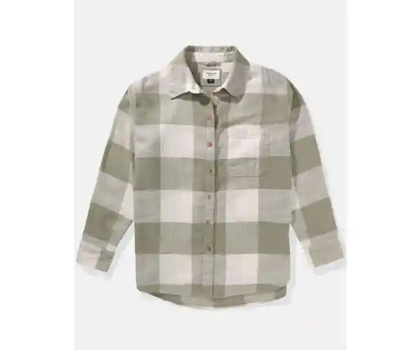 Camisa Mujer CAfé Talla X-Small American Eagle