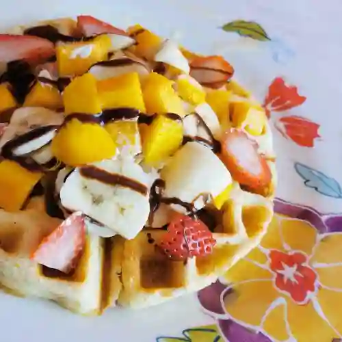 Waffle con Fruta