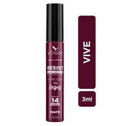 Labial Líquido Vogue Resist Vive 3ml