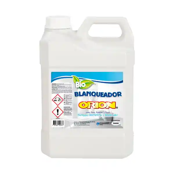 Orion Blanqueador Desmancha Pisos Paredes Ropa