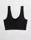 Bralette Aerie Negro Talla Large American Eagle 26931007