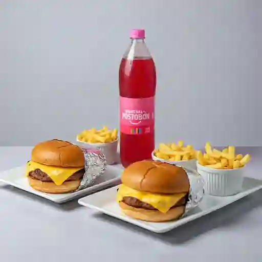 Combo Burger de Res X2
