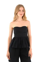 Top Bruma Negro Talla M Mercedes Campuzano