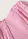 Camiseta Judi Rosa Talla M Mujer Mango