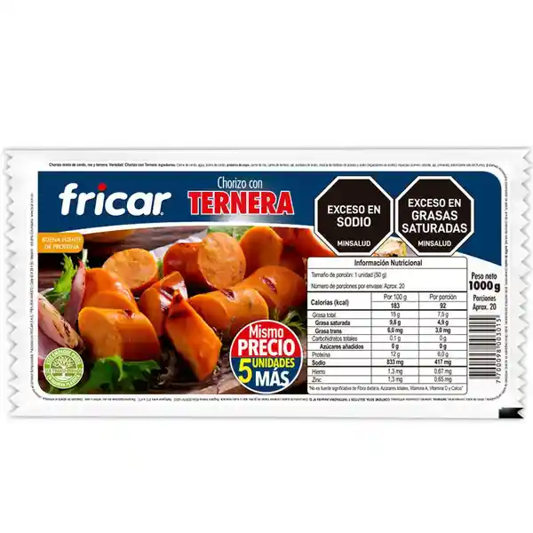 Fricar Chorizo Con Ternera