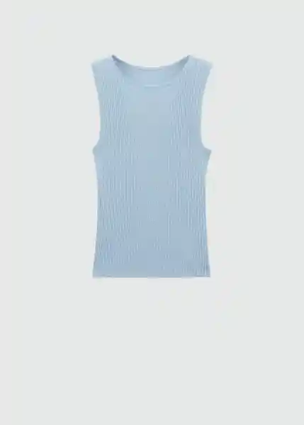 Top Lula Celeste Talla S Mujer Mango