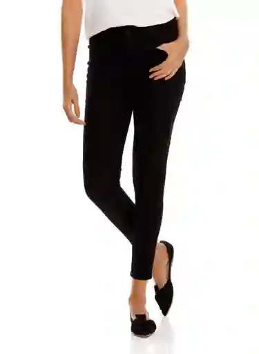 Jean Skinny Tiro Alto Mujer Negro Talla 6 Arkitect
