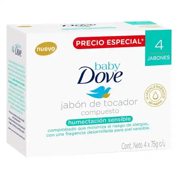 Dove Jabón Baby Humectación Sensible