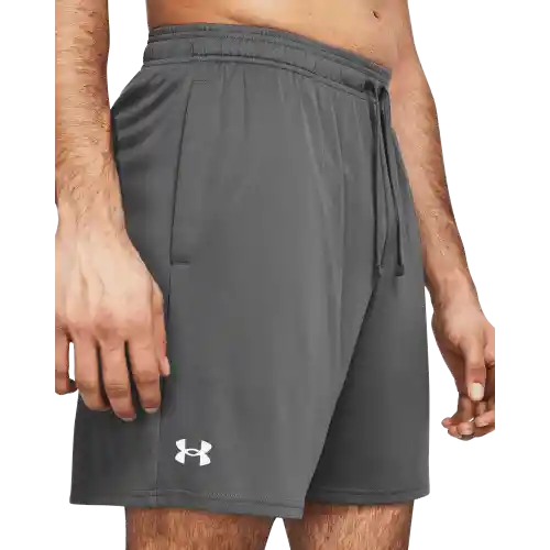Under Armour Pantaloneta Tech 7In de Hombre Gris Talla LG