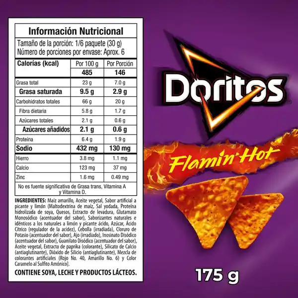 Doritos Snack Flamin Hot 175 g