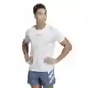 Adidas Camiseta Agr Shirt Para Hombre Blanco Talla M