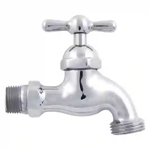 Gerfor Llave Manguera Superpesada Latón Cromo