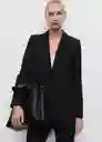 Blazer Americana Bergen Navy Talla M Mujer Mango