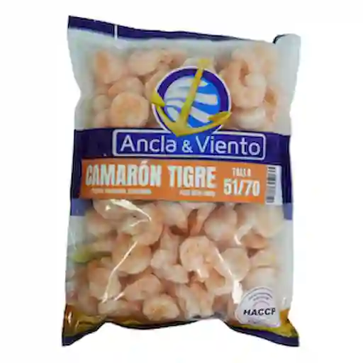 Ancla y Viento Camarón Tigre Pelado 51/70