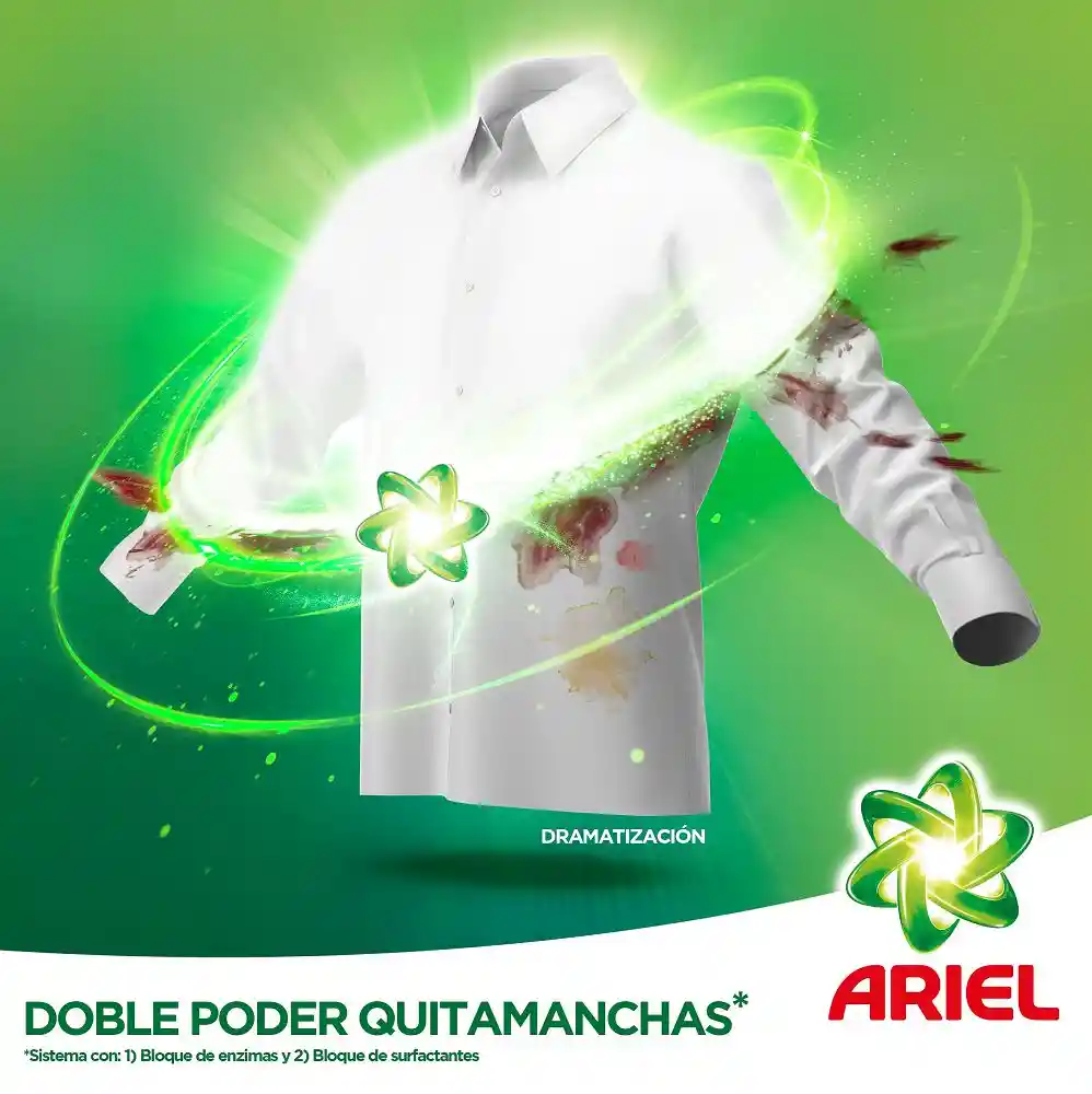 Ariel detergente líquido concentrado