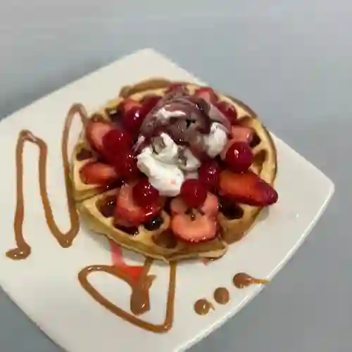 Waffle Frutos Rojos
