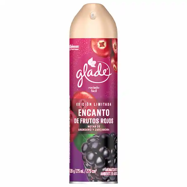 Glade Aerosol Edición Limitada Encanto de Frutos Rojos