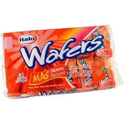 Italo Galleta Wafers Crujiente Sabor a Vainilla
