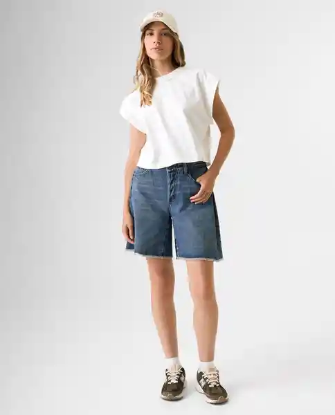 Short Mujer Azul Talla 6 352G002_AZU174021