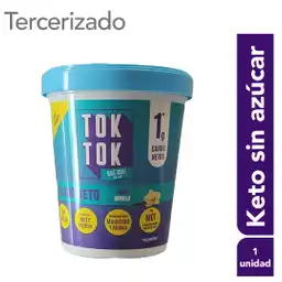 Tok Tok Helado Keto sin Azúcar Sabor Vainilla