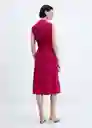 Vestido Susa-W Fucsia Talla M Mujer Mango