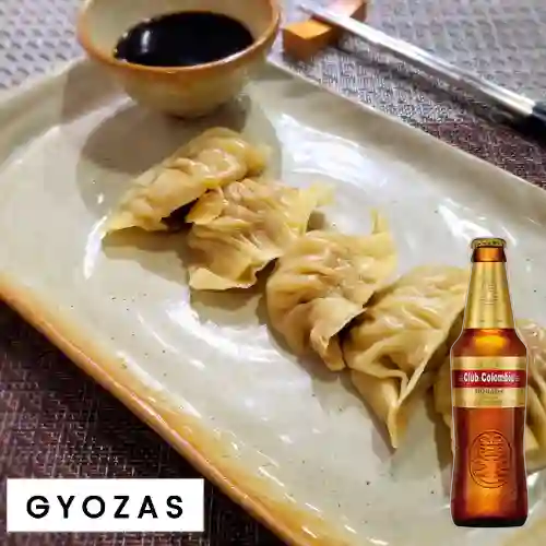 Combo Gyozas de Carne + Club Colombia