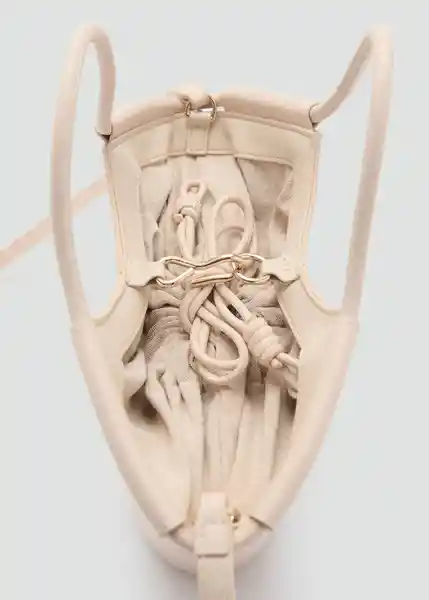 Bolso P Emilia Offwhite Talla 99 Mujer Mango