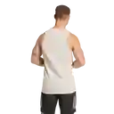 Adidas Camiseta Manga Sisa Entrenamiento Hombre Beige Talla S