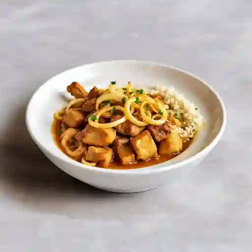 Cerdo Encebollado