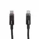 Cable de Carga Tipo C a Tipo C Serie Negro Miniso