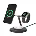Belkin Base de Carga Qi2 3 en 1 15W Negro
