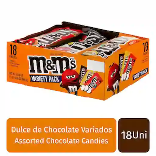 M&M Chocolate 18Pack