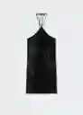 Vestido Lenti Negro Talla 18 Mango Teen Girl Mango