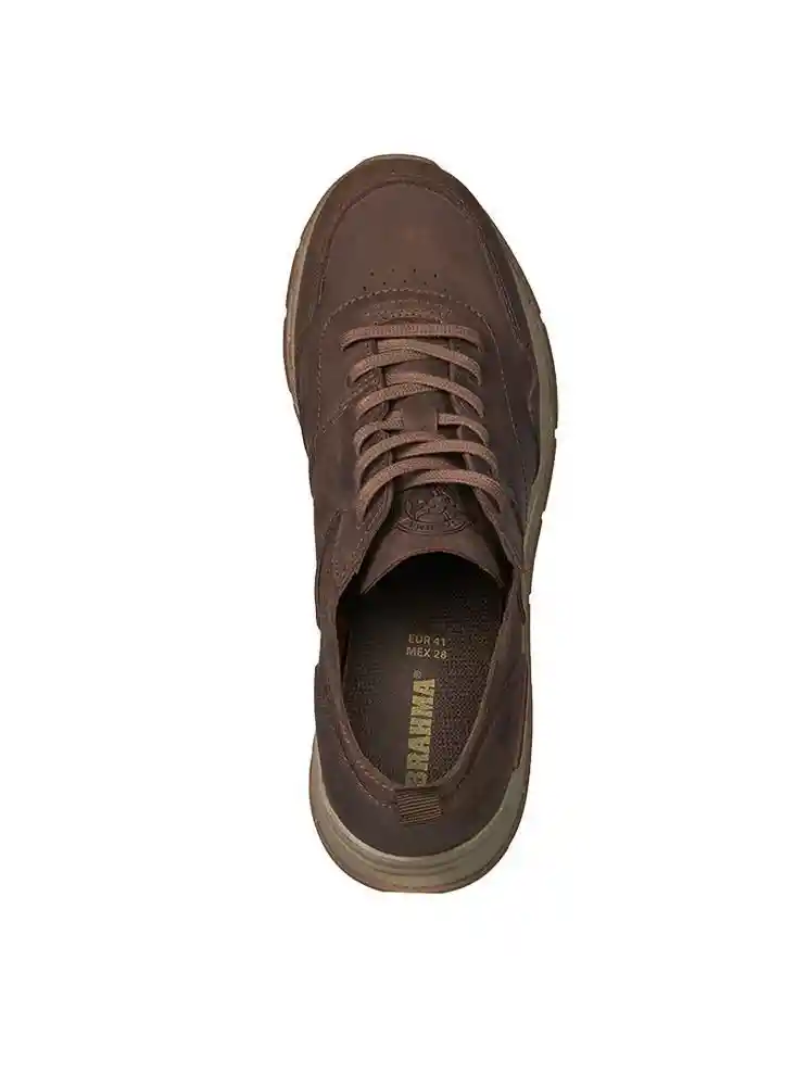 Brahma Zapatos Casual Dinámico Caballero Café Talla 42