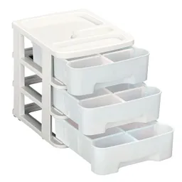 Rimax Gavetero Pequeño 4 Divisiones Removibles Blanco