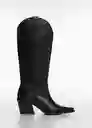 Botas Conway Negro Talla 37 Mujer Mango