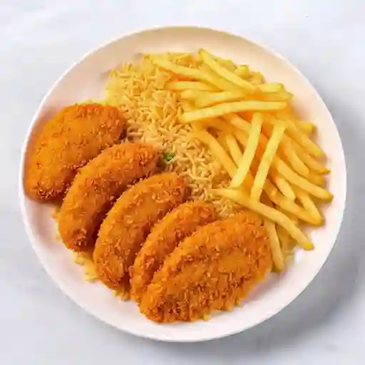 Combo 1.5k arroz pollo apanado para 4
