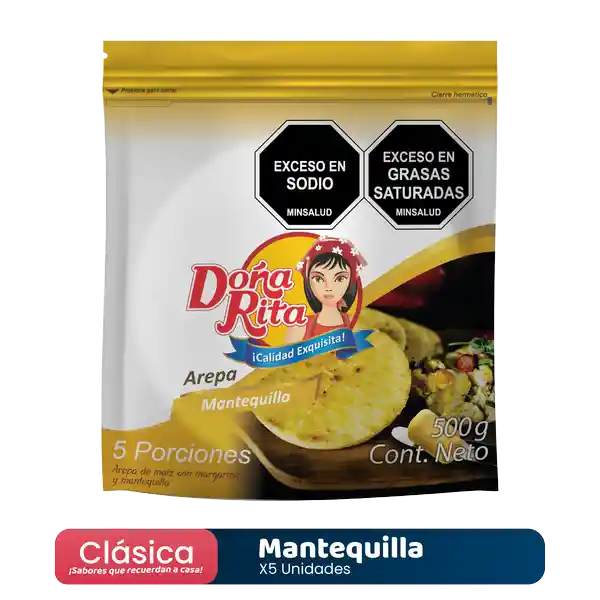 Dona Rita Arepas Con Mantequilla