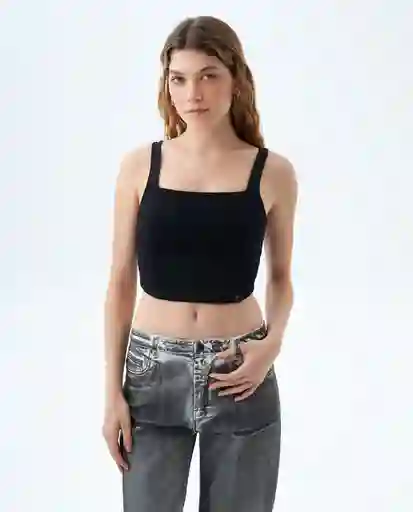 Camisa Mujer Negro Talla XS 619f004 Americanino
