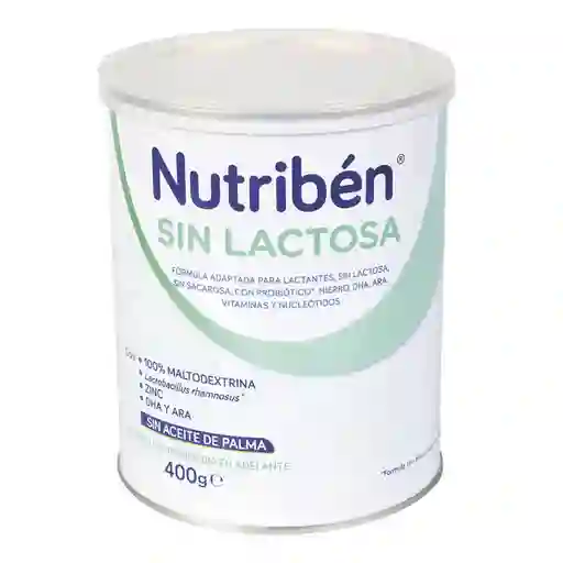 Fórmula Infantil Nutribén Sin Lactosa