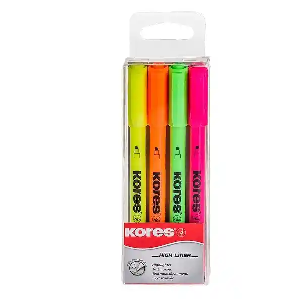 Kores Resaltador Fluorescente High Liner