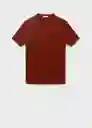 Camiseta Tricot Andrew Terracota Talla S Hombre Mango